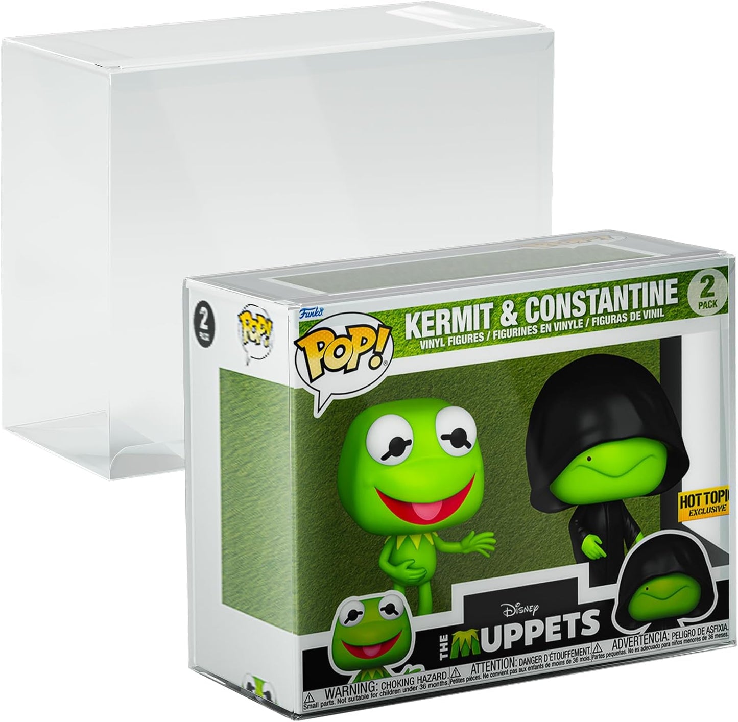 Funko Pop 2 Pack 0.7mm Premium Soft Protector (5 Pack)