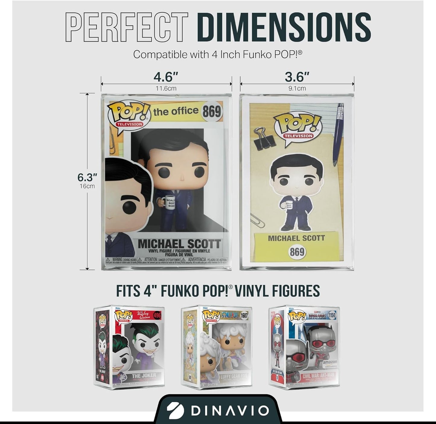 Funko Pop 4inch 0.7mm Premium Soft Protector (5 Pack)