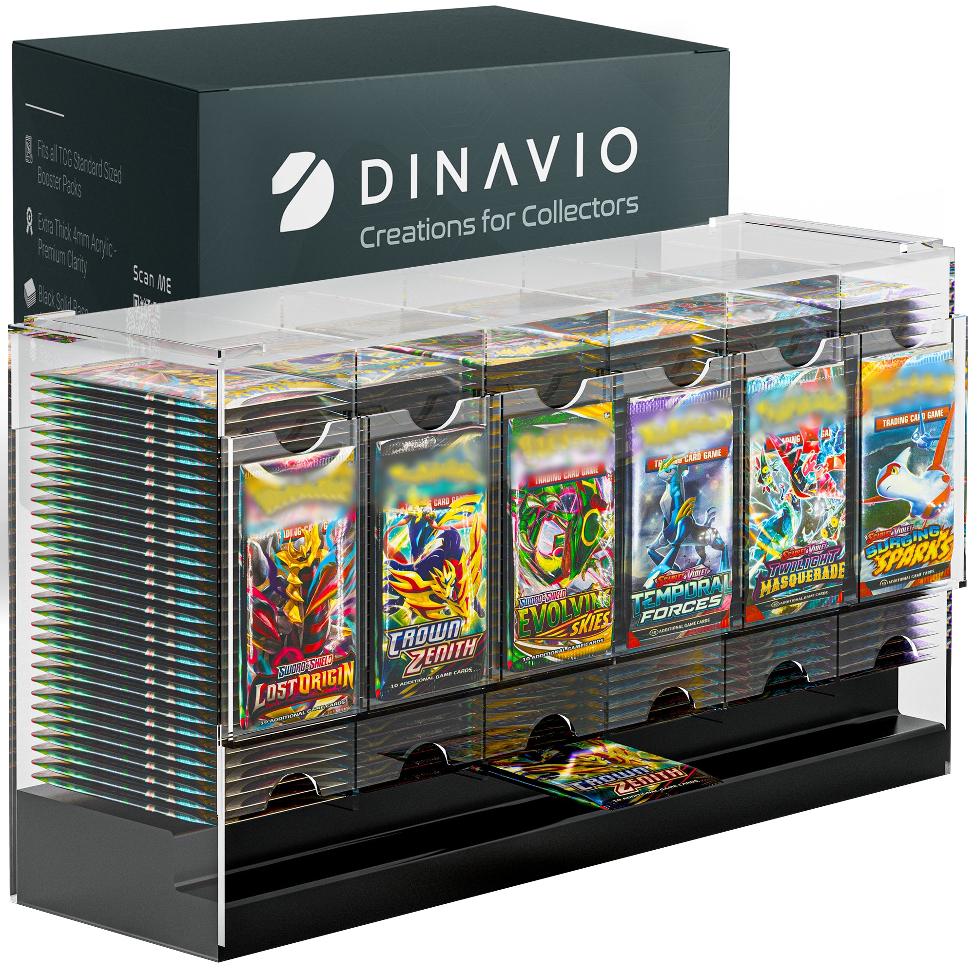 6 booster boxes 6 Slot Booster Dispenser – Dinavio Crafthouse