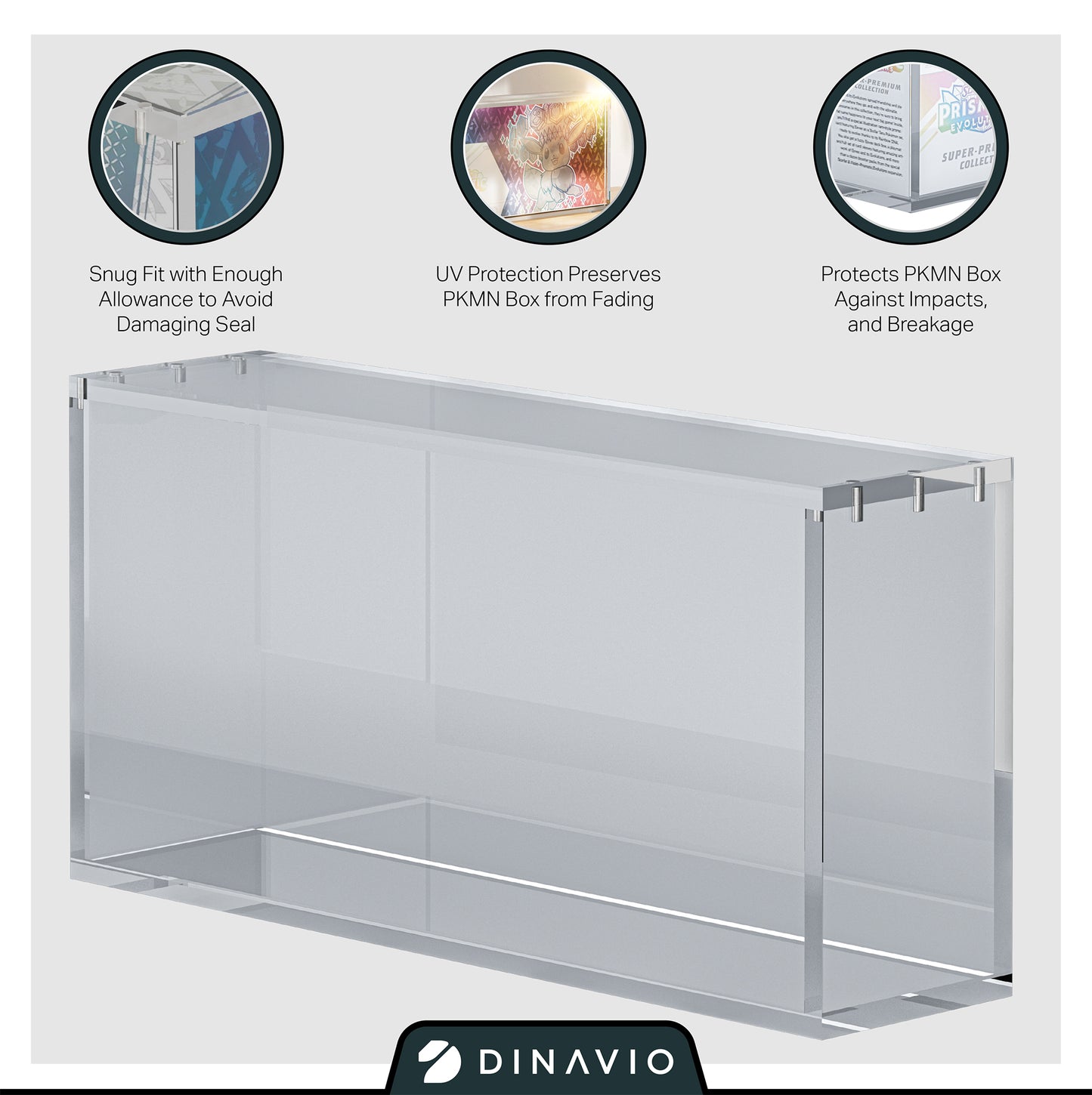 Prismatic Evolutions SPC Acrylic Case