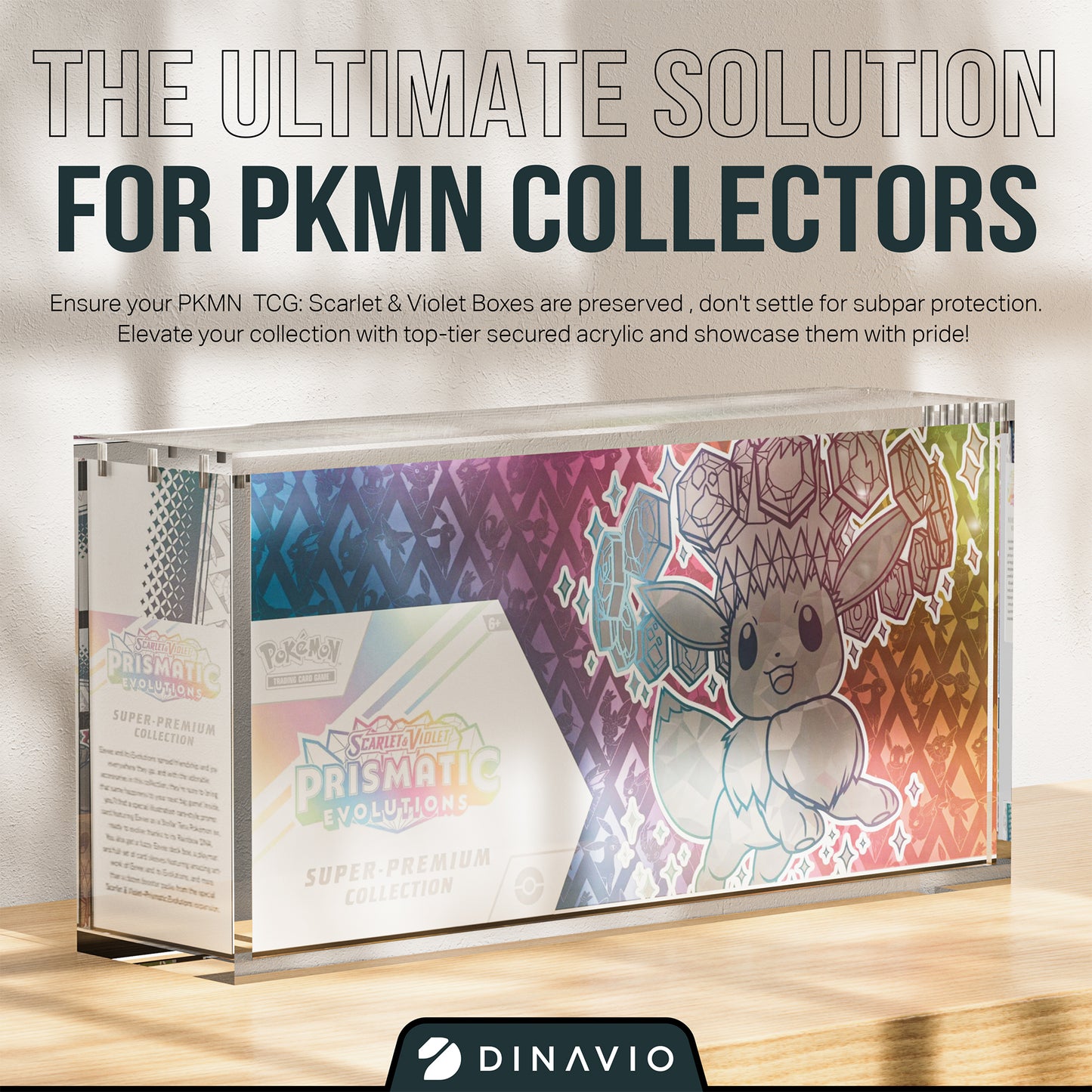 Prismatic Evolutions SPC Acrylic Case