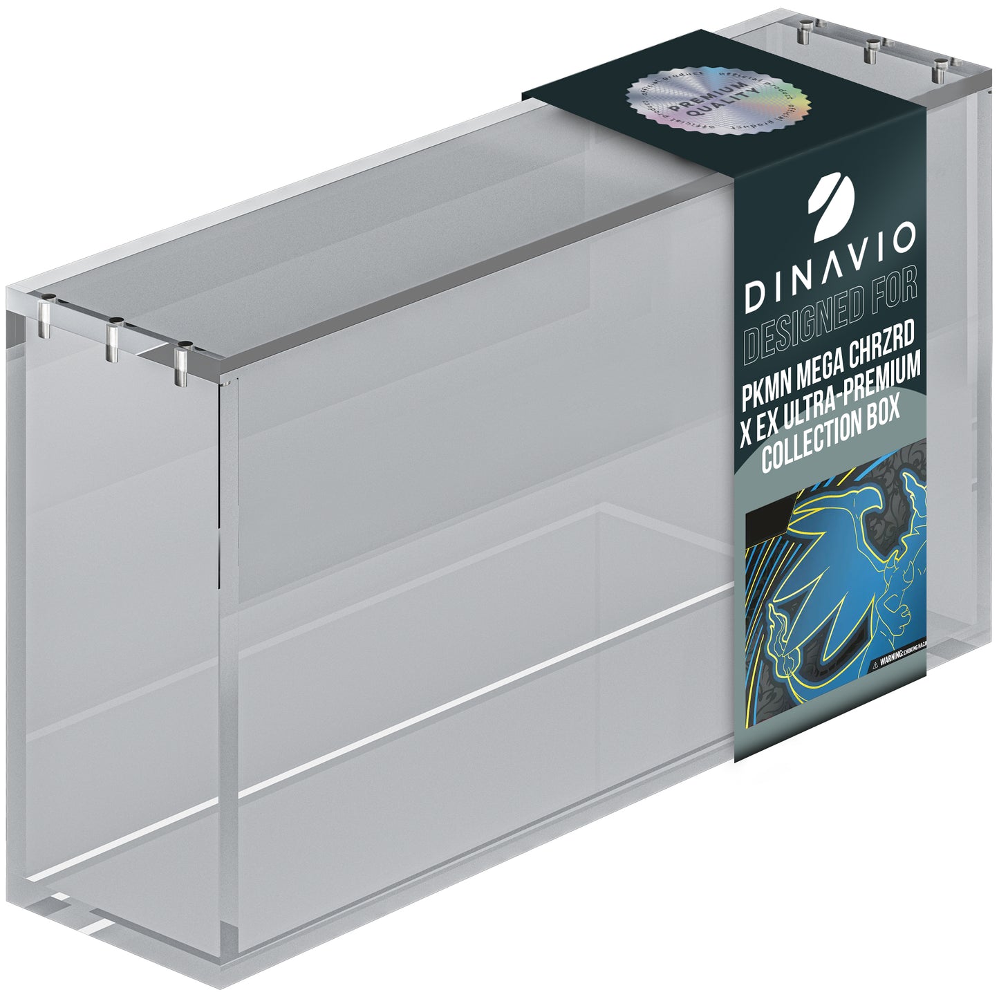 151 UPC and Mega Charizard X ex UPC Acrylic Case