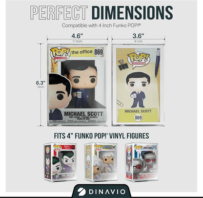 Funko Pop 4inch 0.7mm Premium Soft Protector (5 Pack)