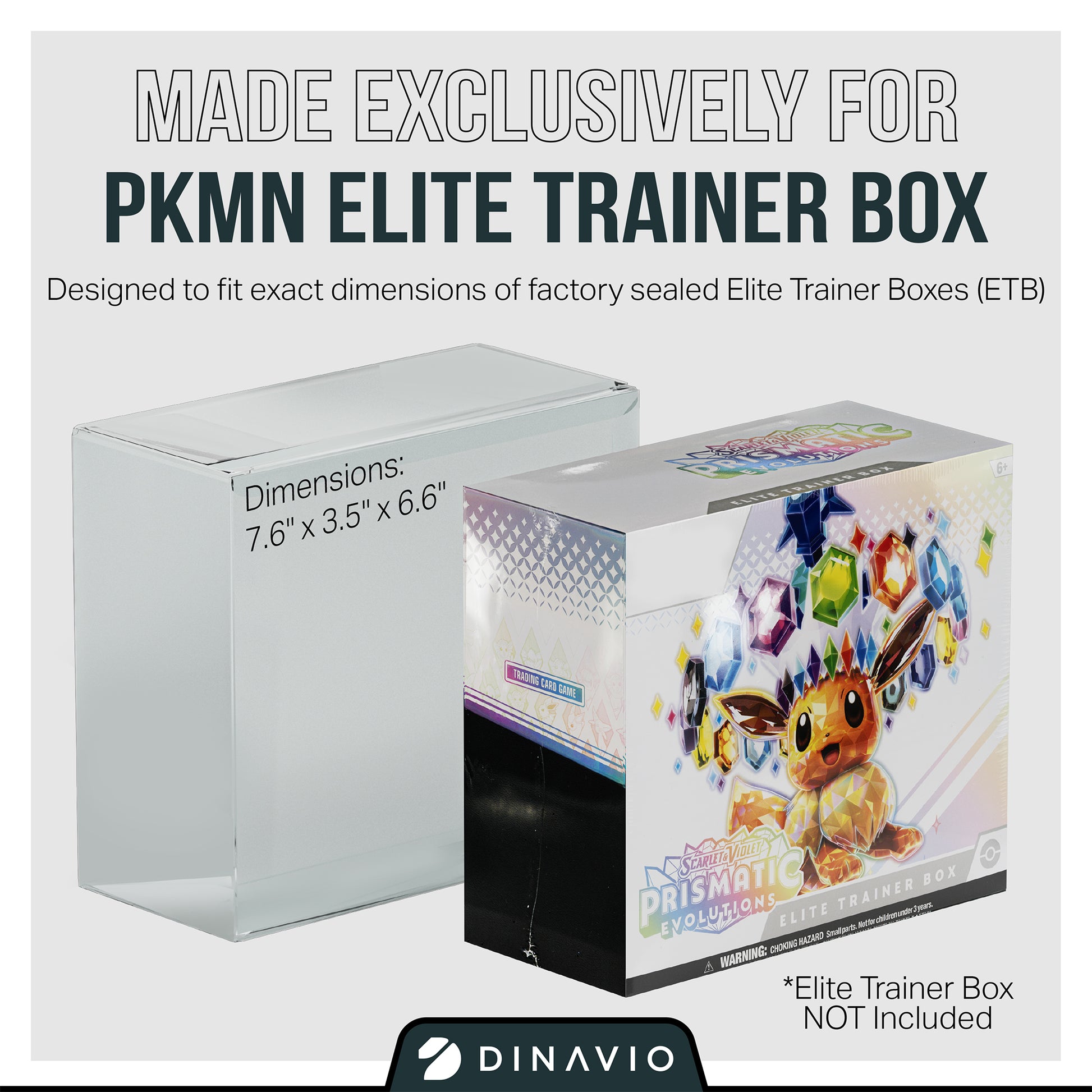 Acryl Case passend für Pokemon Center Celebrations Elite Trainer Box ETB Hardcov Acryl Case passend für Pokemon Center Celebrations Elite Trainer Box ETB Hardcov