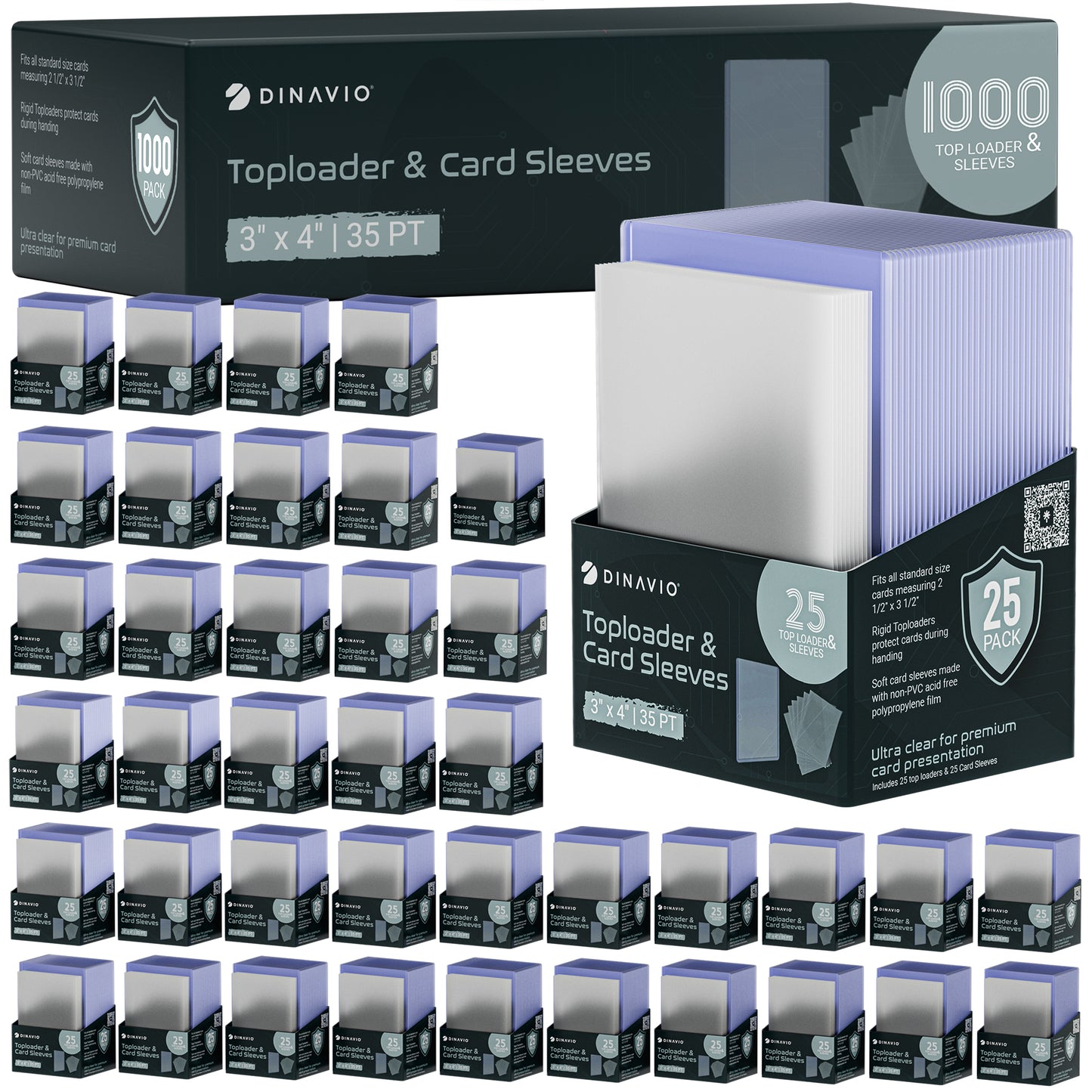 Top Loaders + Sleeves Bundle