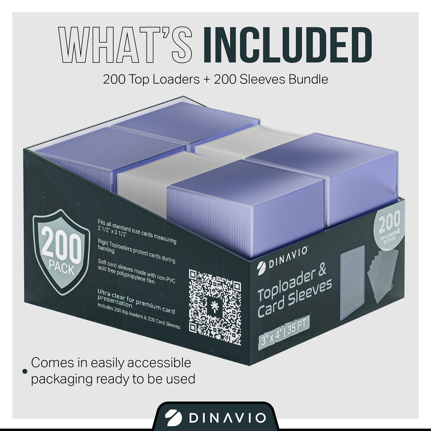 Top Loaders + Sleeves Bundle