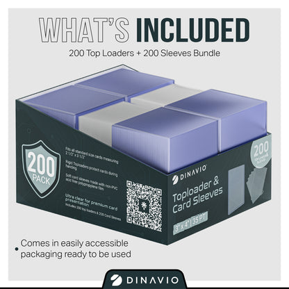 Top Loaders + Sleeves Bundle