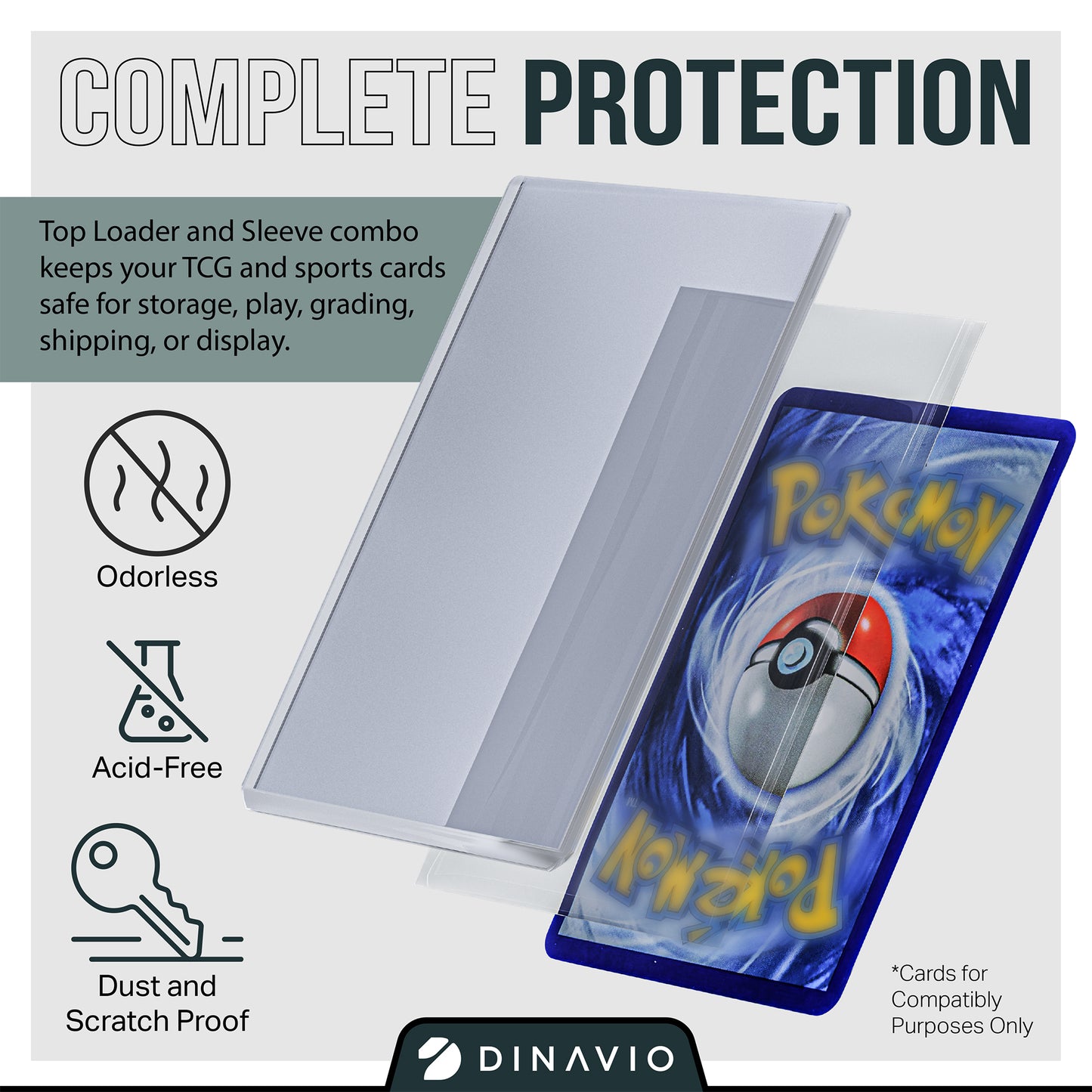 100 Toploaders Trading Card Sleeves & Top Loaders 45 Piece Set, 15 Top Loaders & 30 Shipping Protectors Best Hard Sleeves For Pokemon Cards 100 Toploaders Trading Card Sleeves & Top Loaders 45 Piece Set, 15 Top Loaders & 30 Shipping Protectors Best Hard Sleeves For Pokemon Cards