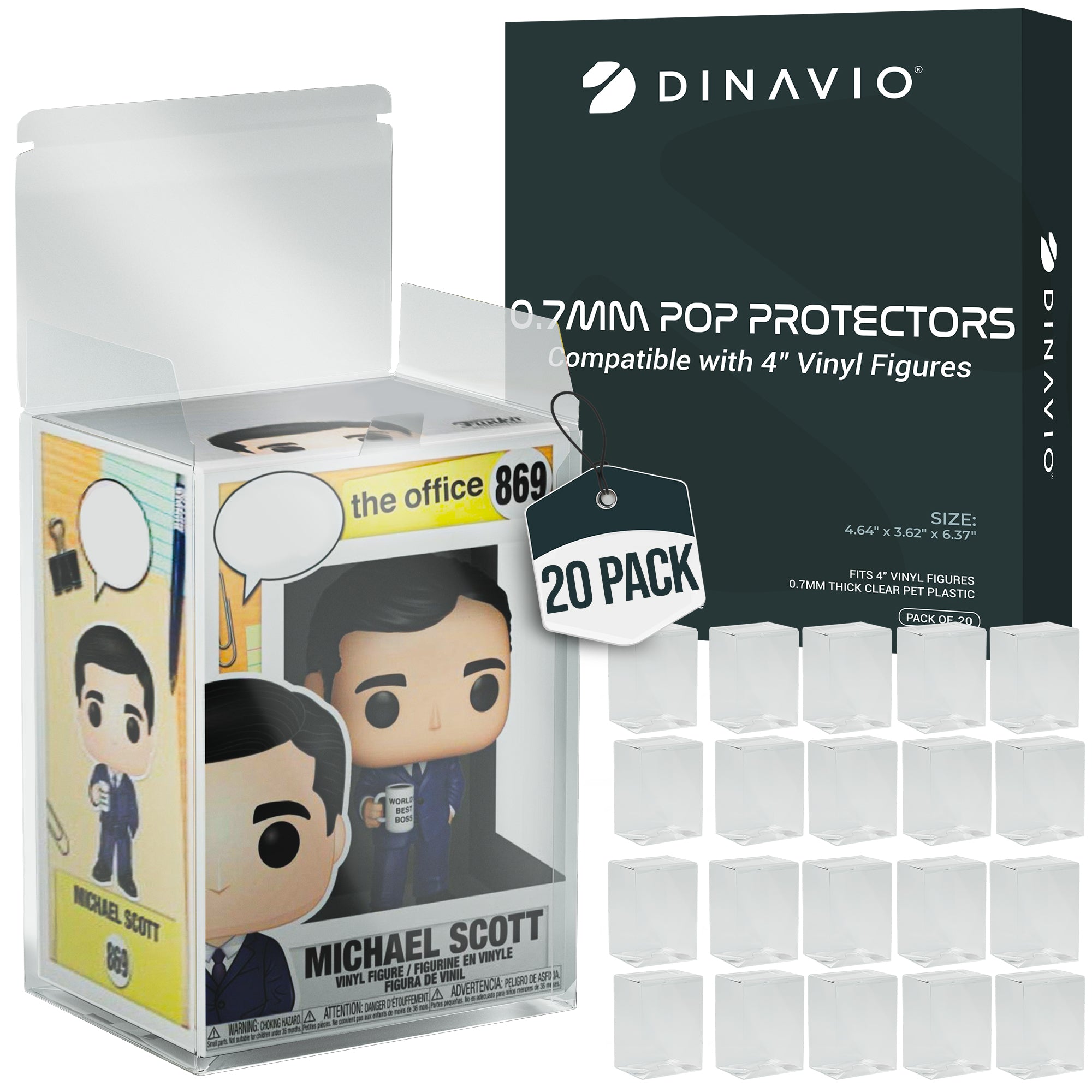 Funko Pop 4inch 0.7mm Premium Soft Protectors – Dinavio Crafthouse