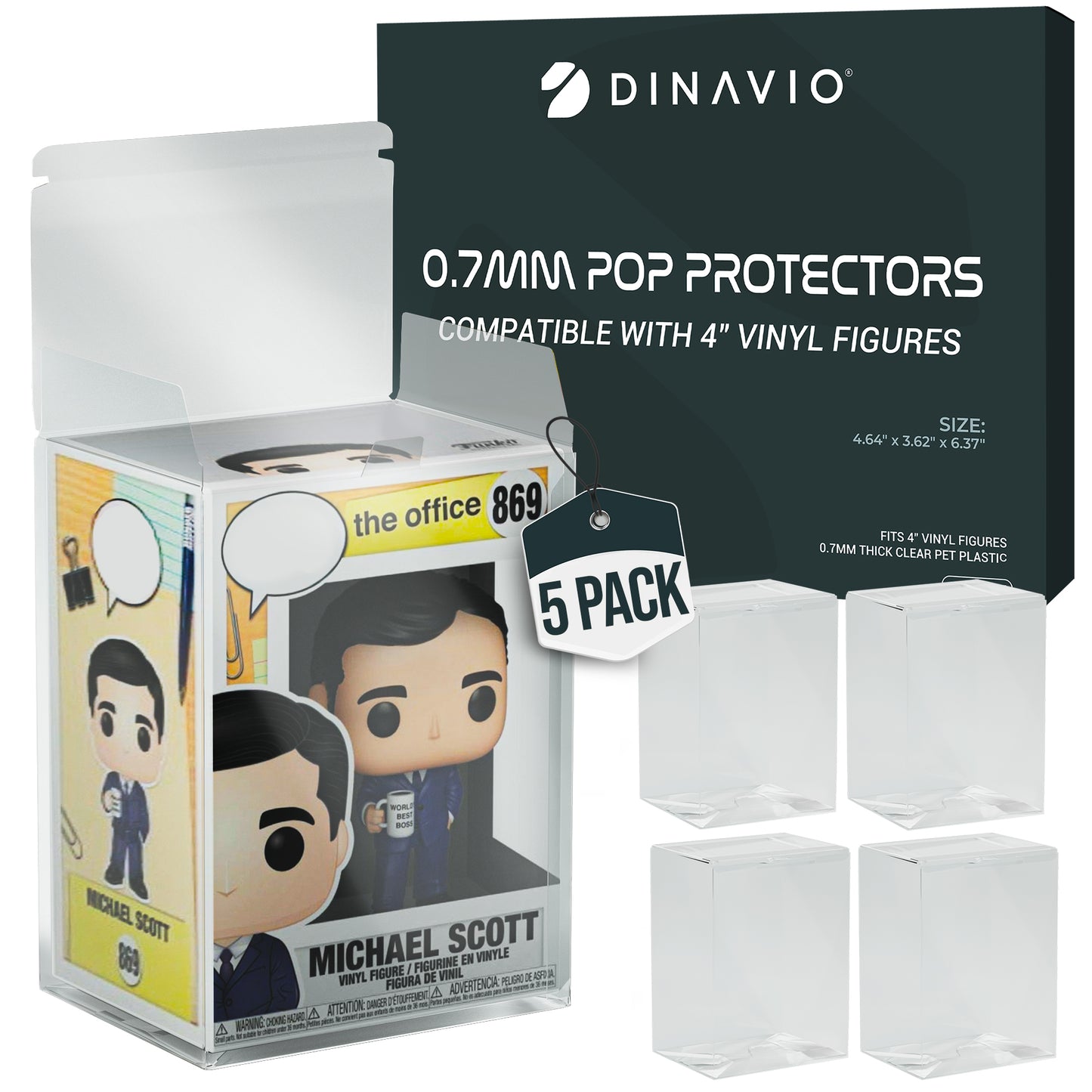 Funko Pop 4inch 0.7mm Premium Soft Protectors