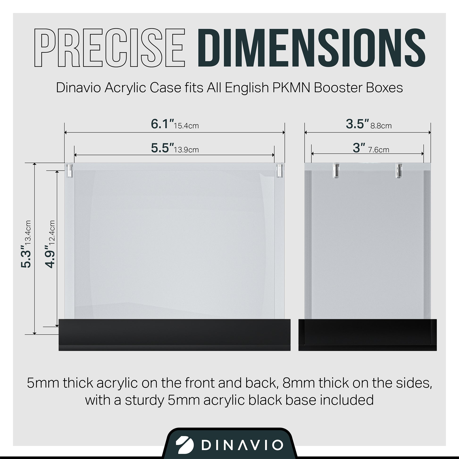 PKMN Booster Box Case (With Base) Dinavio Crafthouse PKMN Booster Box Case (With Base) Dinavio Crafthouse