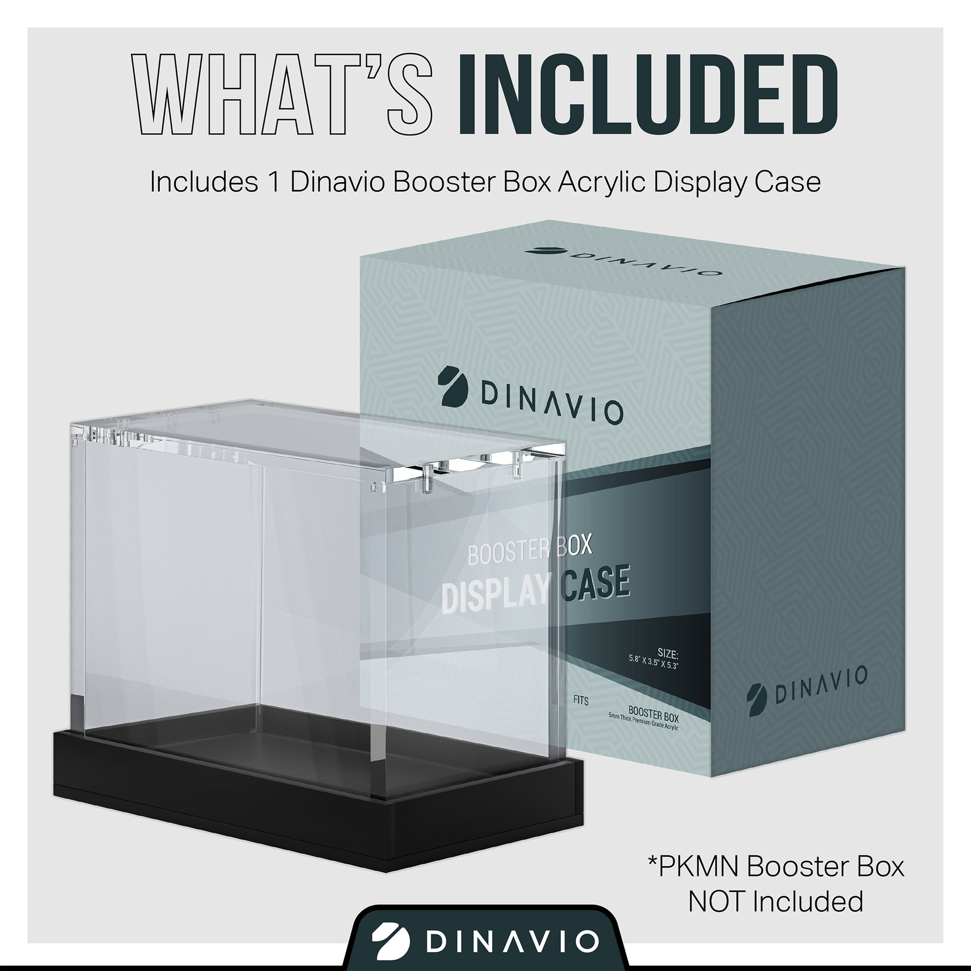 PKMN Booster Box Case (With Base) Dinavio Crafthouse PKMN Booster Box Case (With Base) Dinavio Crafthouse