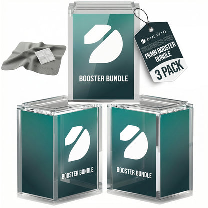 3Pack Booster Bundle Acrylic Cases (Stackable)