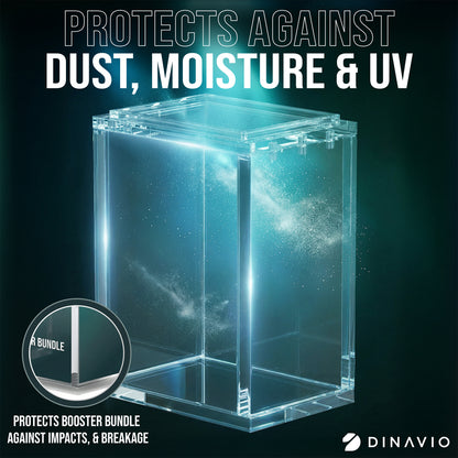 3Pack Booster Bundle Acrylic Cases (Stackable)