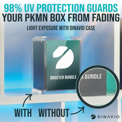 3Pack Booster Bundle Acrylic Cases (Stackable)