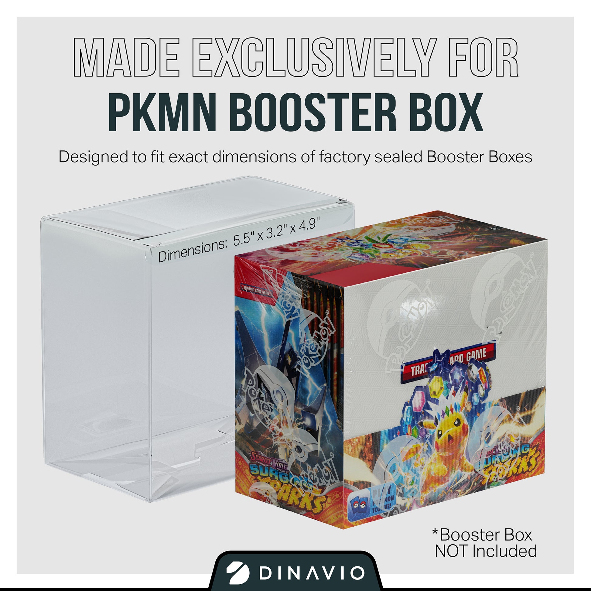 Pokemon Booster Box Soft Protectors - 10 Pokemon Booster Box Soft Protectors - 10