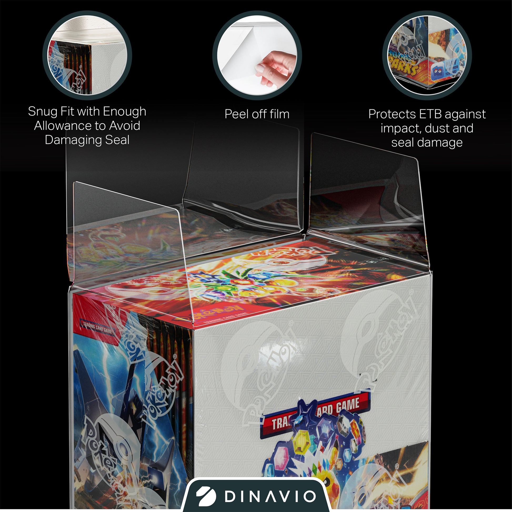 Pokemon Booster Box Soft Protectors - 10 Pokemon Booster Box Soft Protectors - 10