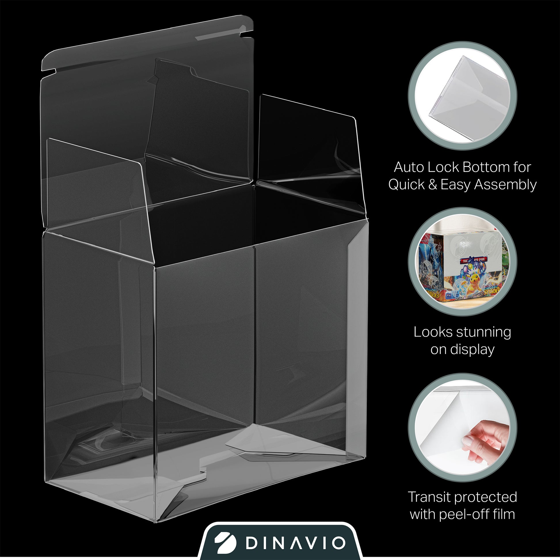 booster box case protector Pokemon Booster Box Soft Protectors Dinavio Crafthouse