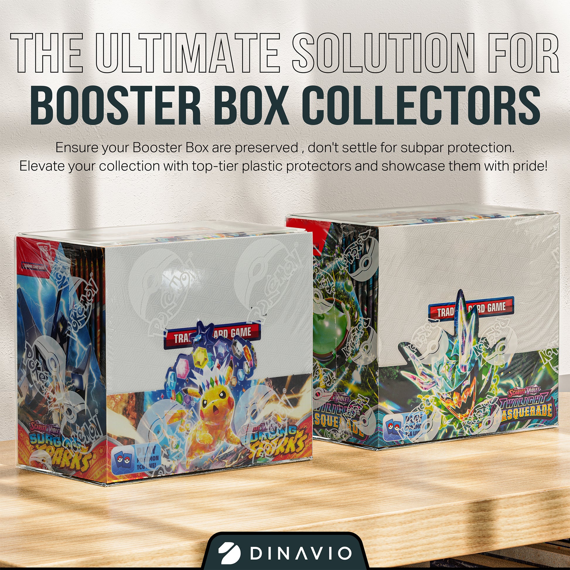 Pokemon Booster Box Soft Protectors - 10 Pokemon Booster Box Soft Protectors - 10