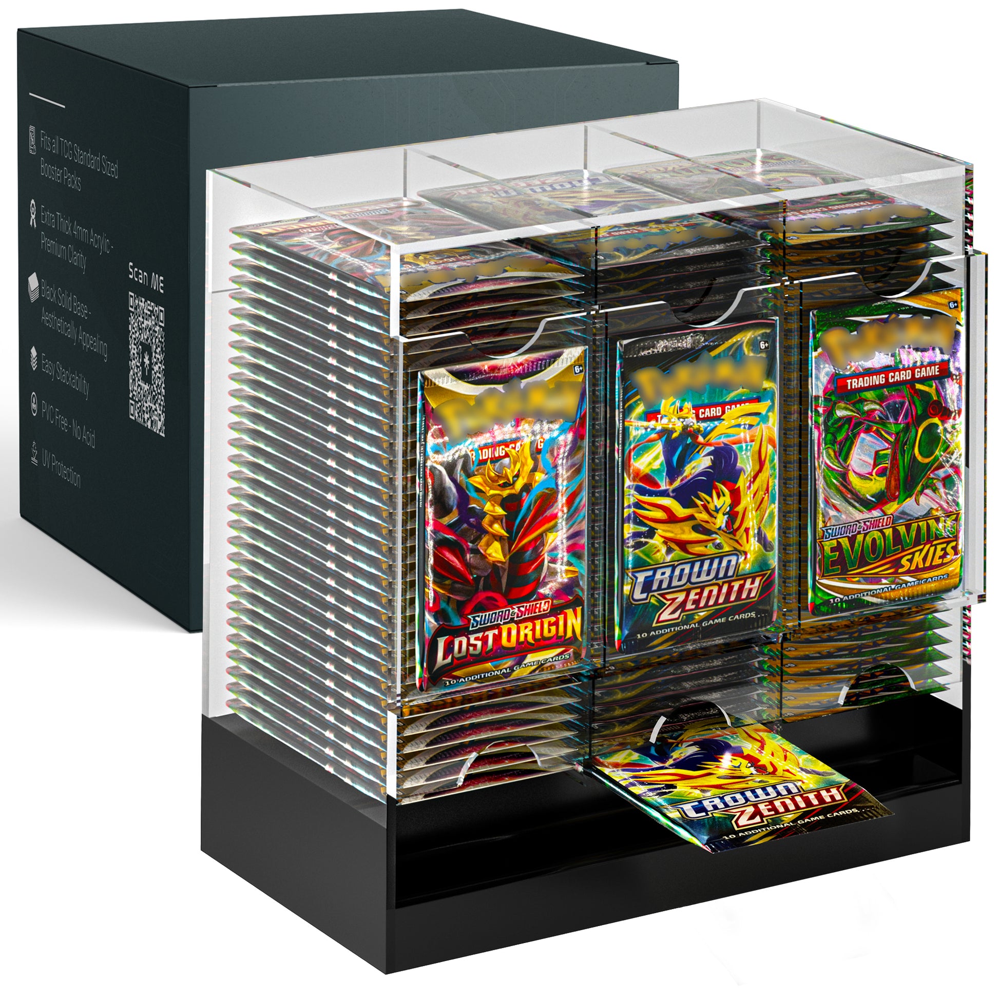 pokemon booster pack dispenser 3 Slot Booster Dispenser – Dinavio Crafthouse
