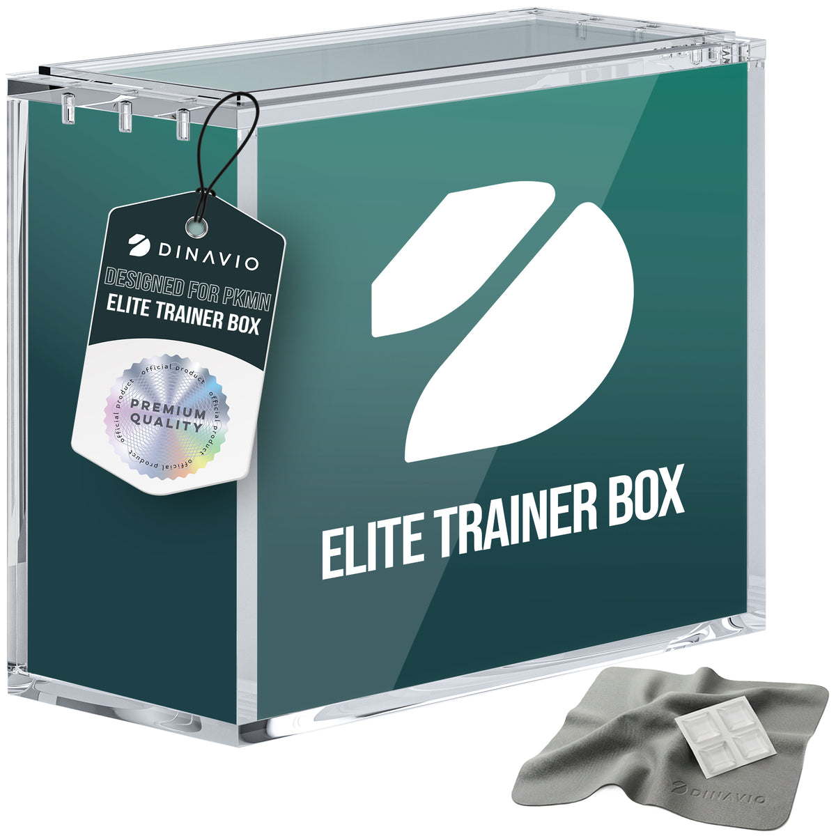 Dinavio Magnetic Stackable Acrylic ETB Case for Pokémon boxes