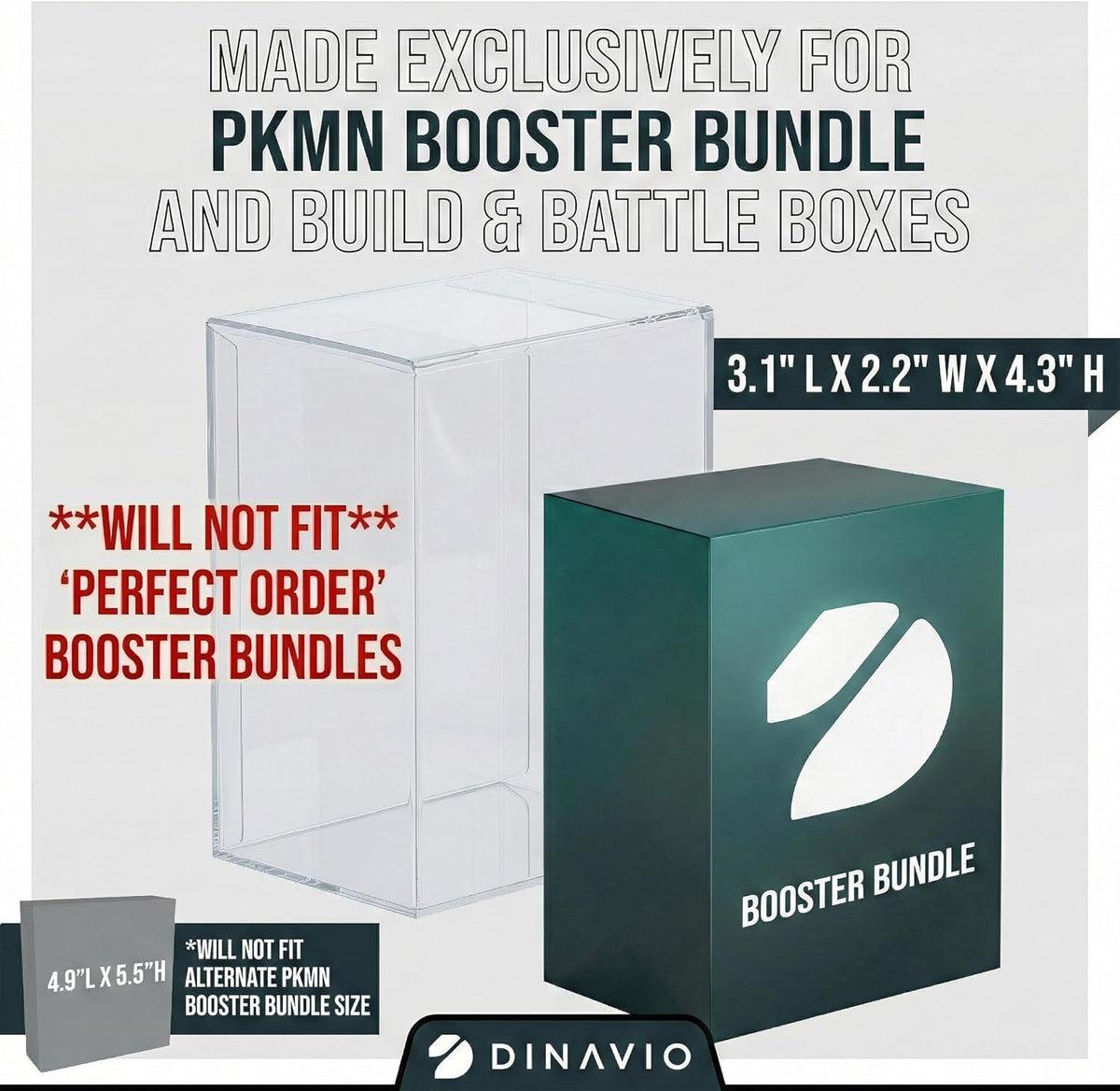 15 Pack PET Plastic PKMN Booster Bundle Protectors
