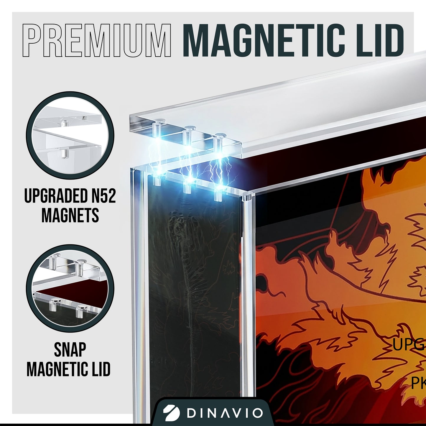 Moltres ex UPC Acrylic Case