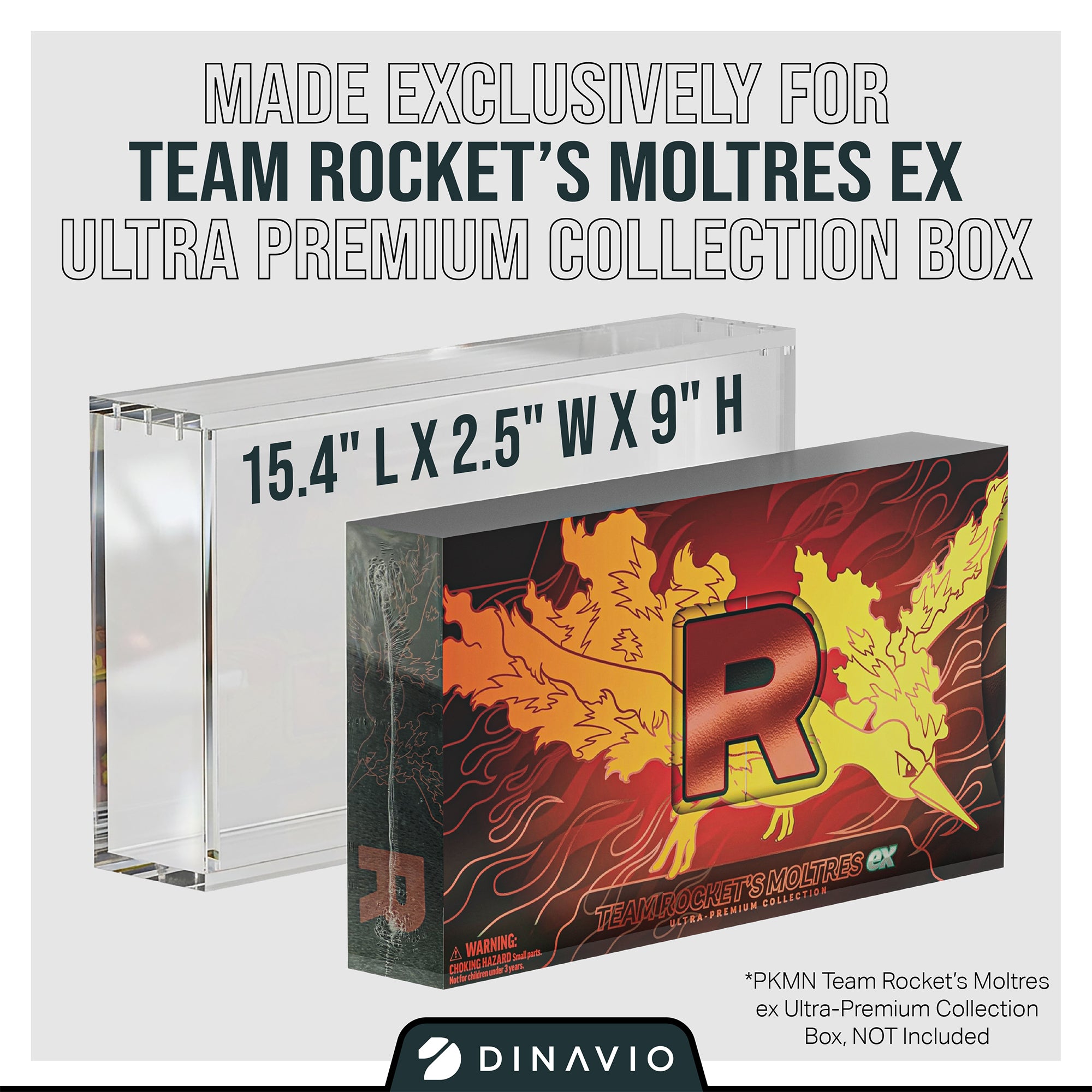 Moltres ex UPC Acrylic Case – Dinavio Crafthouse