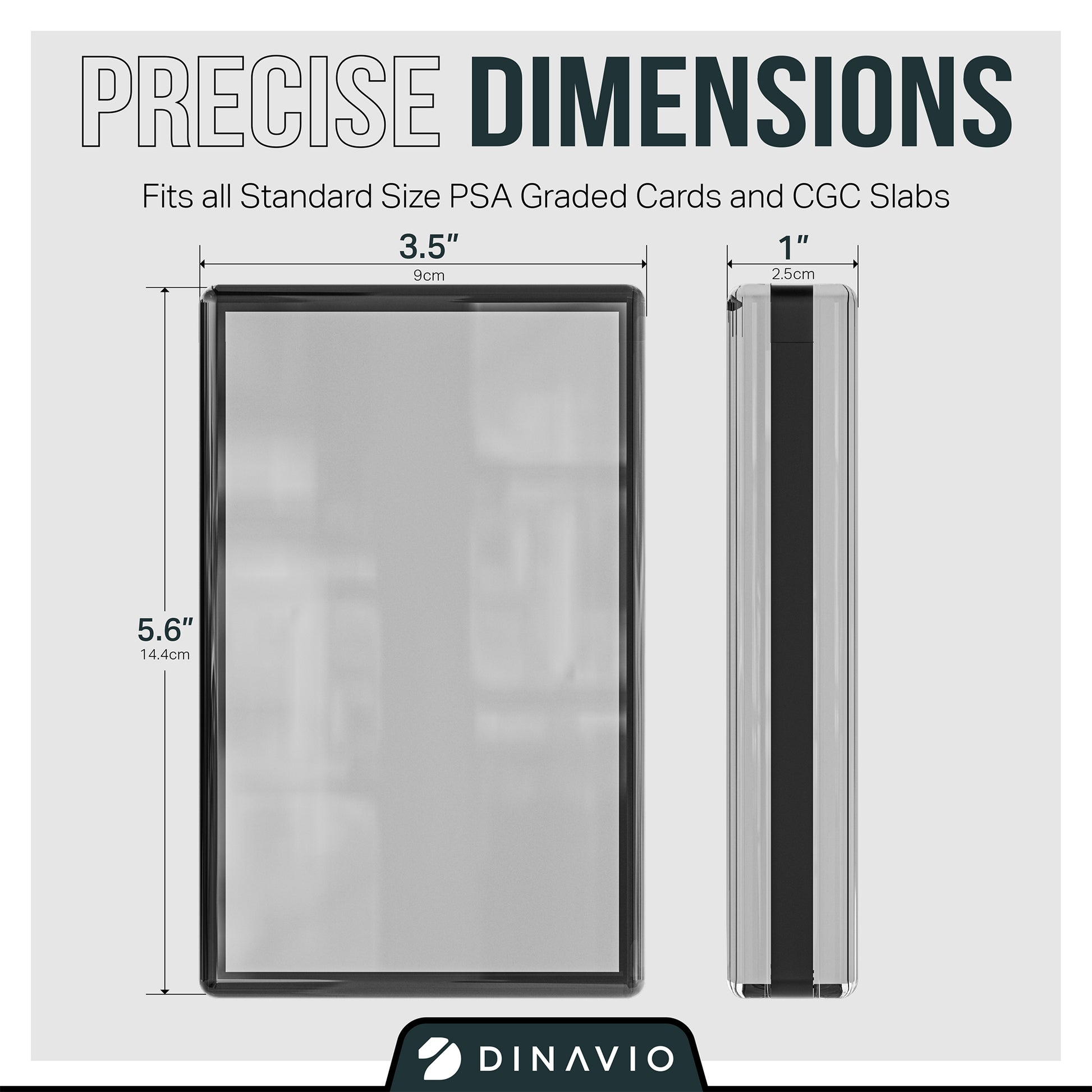 PSA / CGC / TAG Graded Card Acrylic Case Dinavio Crafthouse PSA / CGC / TAG Graded Card Acrylic Case Dinavio Crafthouse