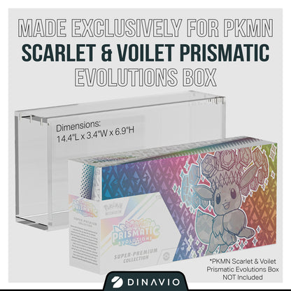 Prismatic Evolutions SPC Acrylic Case